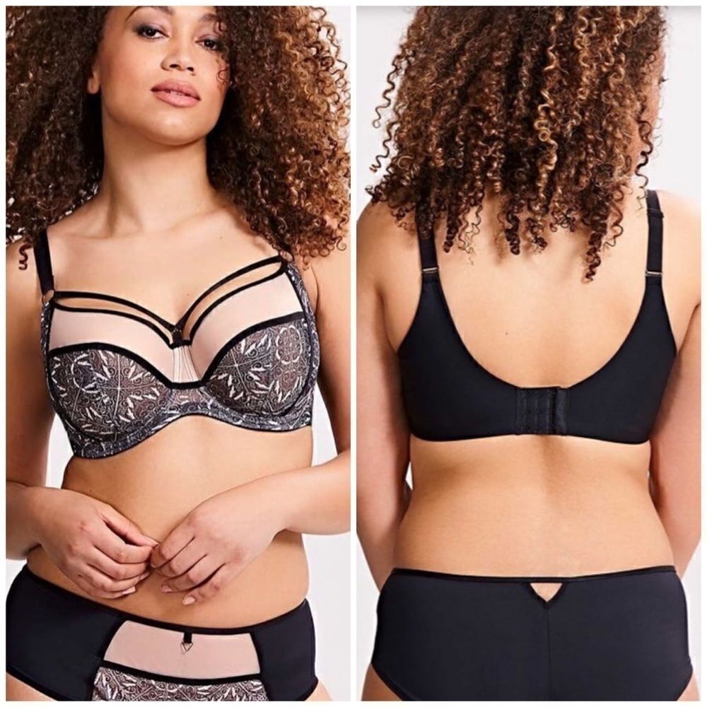 44DD Sculptresse by Panache Dionne Tile Print Underwire Bra